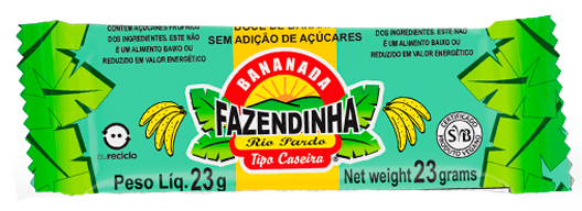 Unidade da Bananada sem adição de açúcar