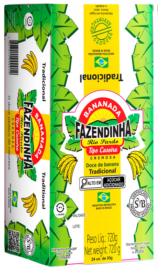 Display da Bananada Tradicional
