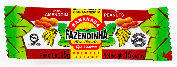 Bananada Variedades sabor Amendoim